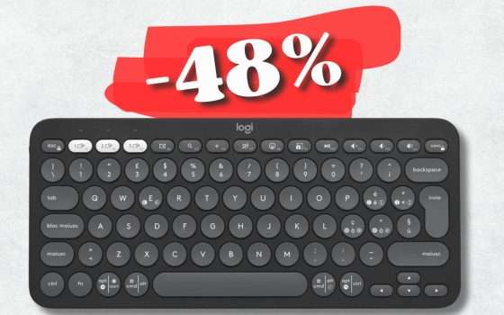Logitech Pebble Keys 2 è piccola ma anche la MIGLIORE sul mercato (-48%)