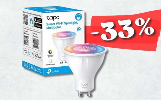ANCHE la lampadina GU10 può essere SMART: con TP Link la paghi 10€