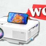Con WiFi e Bluetooth il proiettore 1080p PORTATILE a 59€ su Amazon, WOW