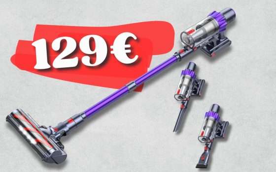 Aspirapolvere senza fili con rilevamento SMART e potenza BESTIALE (129€)