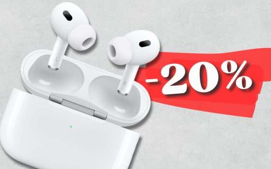 Apple AirPods Pro di 2ª generazione con custodia MagSafe scontate del 20%