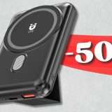 Power Bank 3in1 MagSafe e Stand integrato: COLOSSALE scontato del 50%