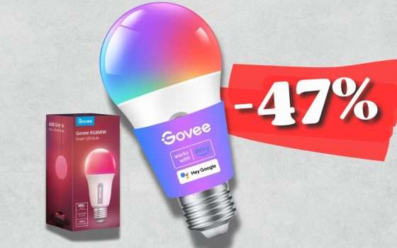Lampadina Smart? MEGLIO con Govee e il suo modello LED E27 a soli 9,99€