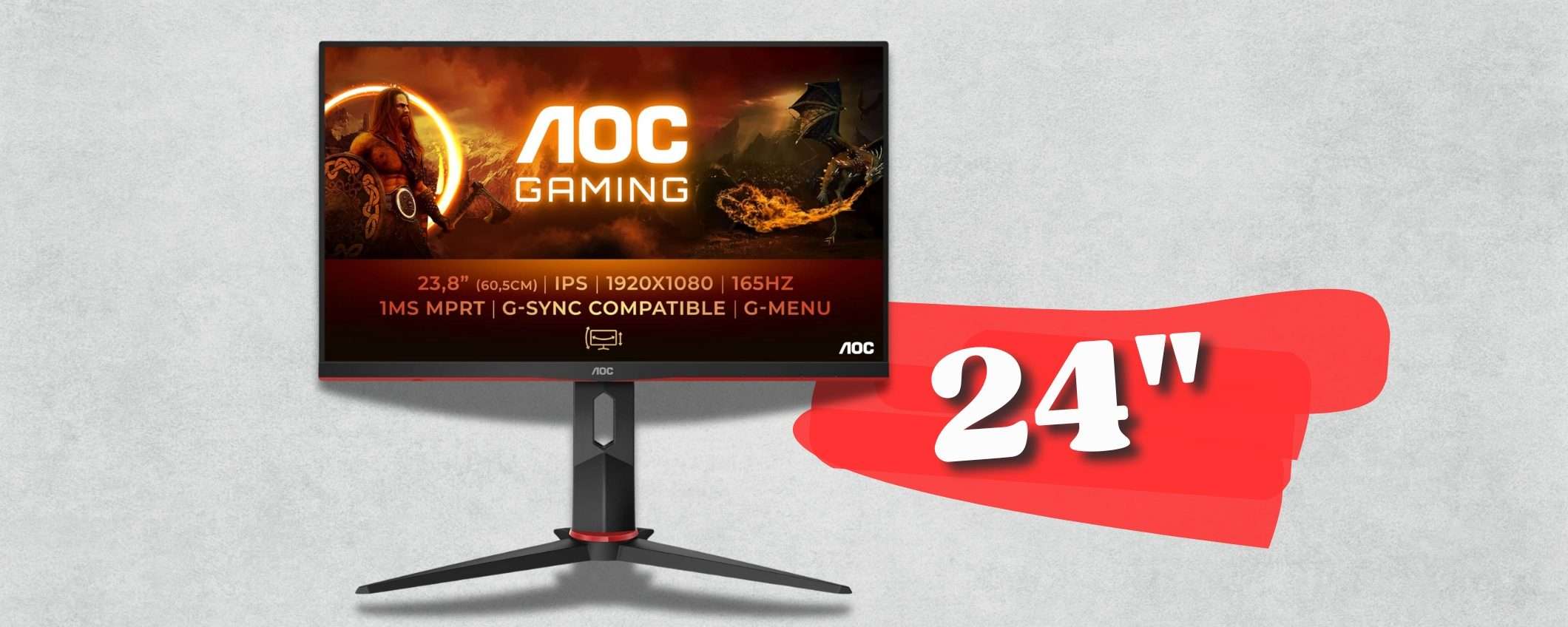 AOC Gaming sconta il suo monitor 24