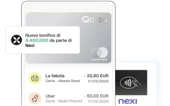 Qonto: il conto aziendale che ti fornisce anche un POS Nexi!