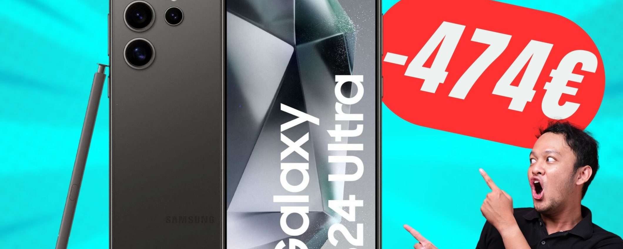 Samsung Galaxy S24 ULTRA crolla a 1024€ con questo COUPON!