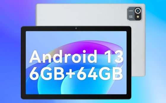 46% di SCONTO + coupon: questo tablet ANDROID è tuo a 62,99€!