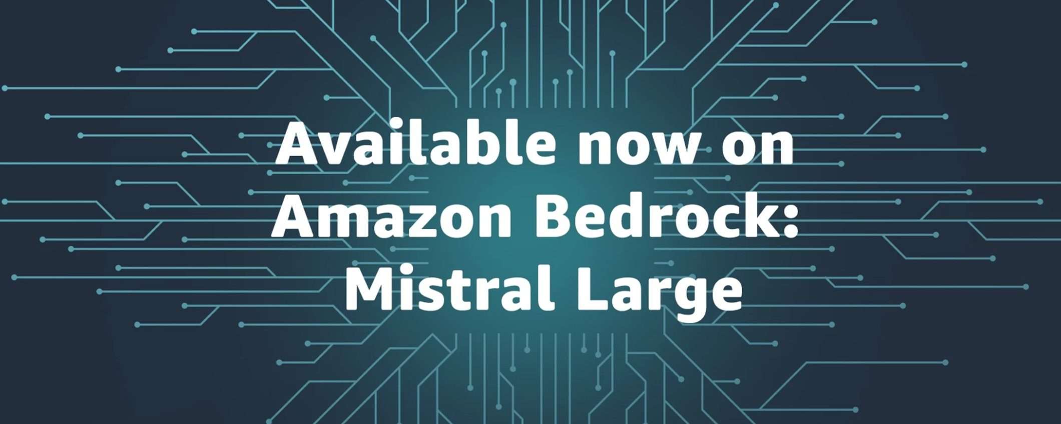 AWS rilascia Mistral Large per Amazon Bedrock