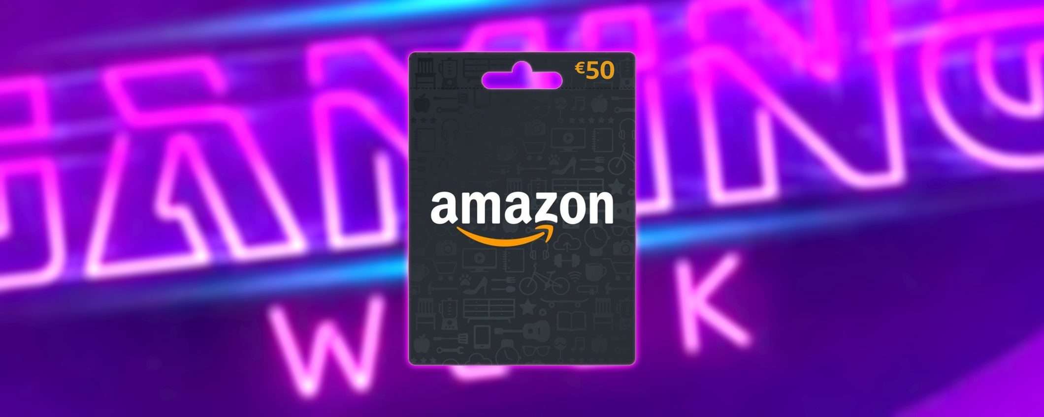 Vinci un buono Amazon da 50€ con la Gaming Week