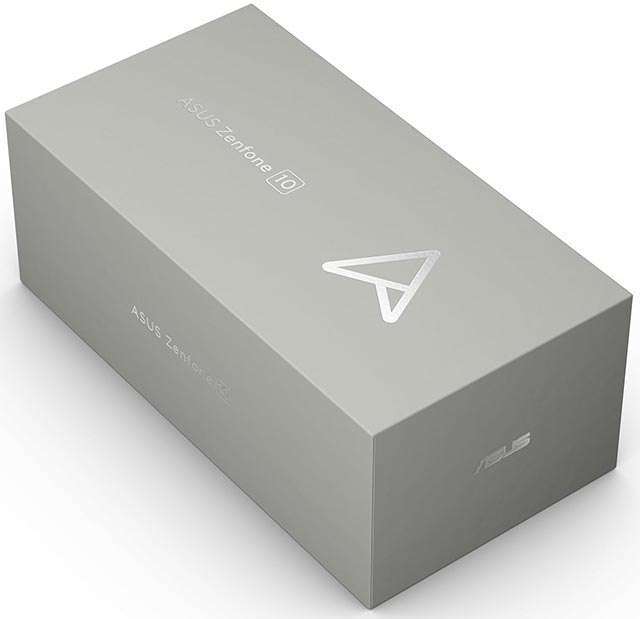 Il packaging dello smartphone ASUS Zenfone 10
