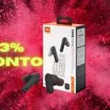 Auricolari JBL TUNE 230NC: 40 ore di autonomia e 33% di sconto