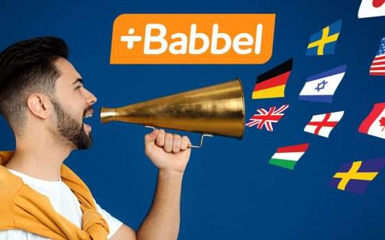 Offerta speciale Babbel: -50% sull'abbonamento annuale