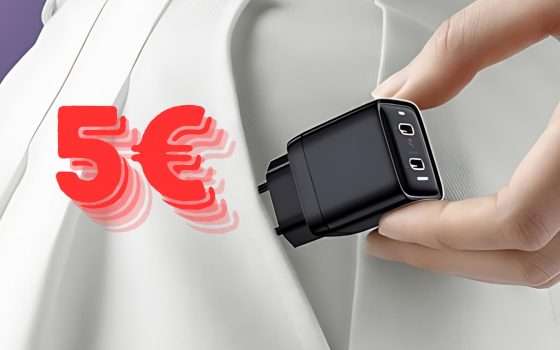 Caricatore Portatile Rapido a soli 5€ su Amazon