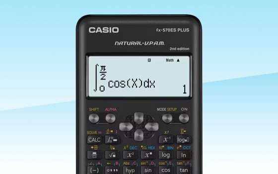 Casio fx-570ES PLUS-2: la calcolatrice più venduta è in offerta