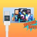 Cavo Ricarica Rapida USB-C con chip intelligente a soli 5€