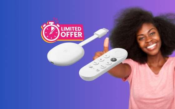 Chromecast con Google TV 4K: prezzo IMPERDIBILE su Amazon