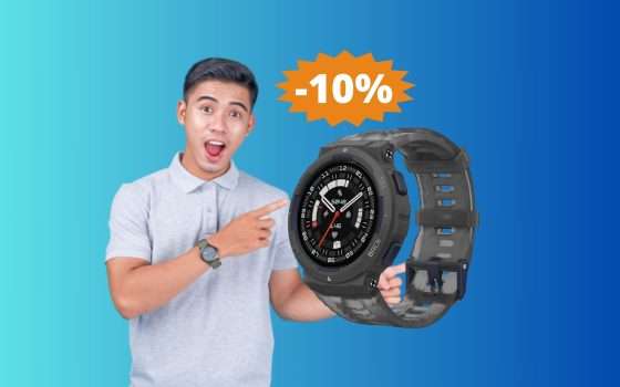 Amazfit Active Edge: sconto ESCLUSIVO su Amazon (-10%)