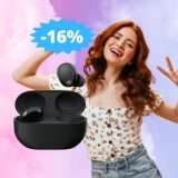 Auricolari Sony WF-1000XM5: MEGA sconto del 16% su Amazon