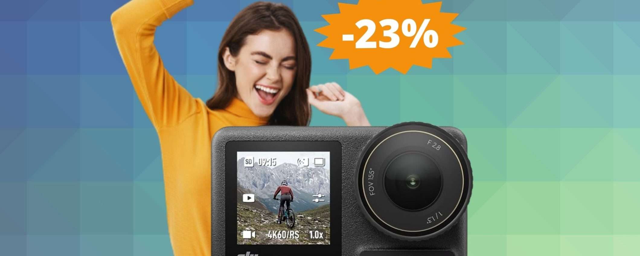 DJI Osmo Action 4: un AFFARE da prendere al volo (-23%)