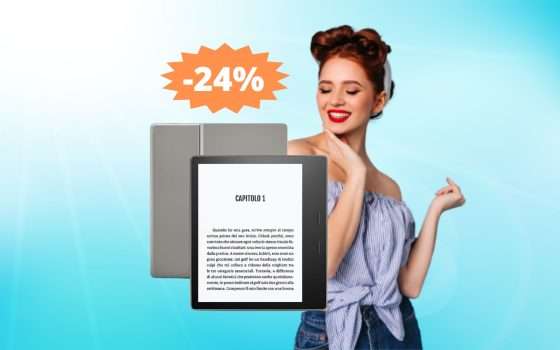 Kindle Oasis: l'OCCASIONE che stavi aspettando (-24%)