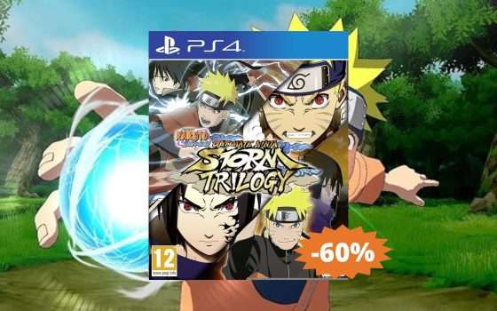 Naruto Shippuden Trilogy per PS4: sconto FOLLE del 60%