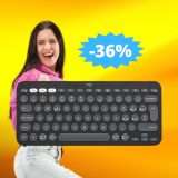 Logitech Pebble Keys 2: MEGA sconto del 36% su Amazon