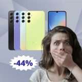 Samsung Galaxy A34: sconto ASSURDO del 44% su Amazon