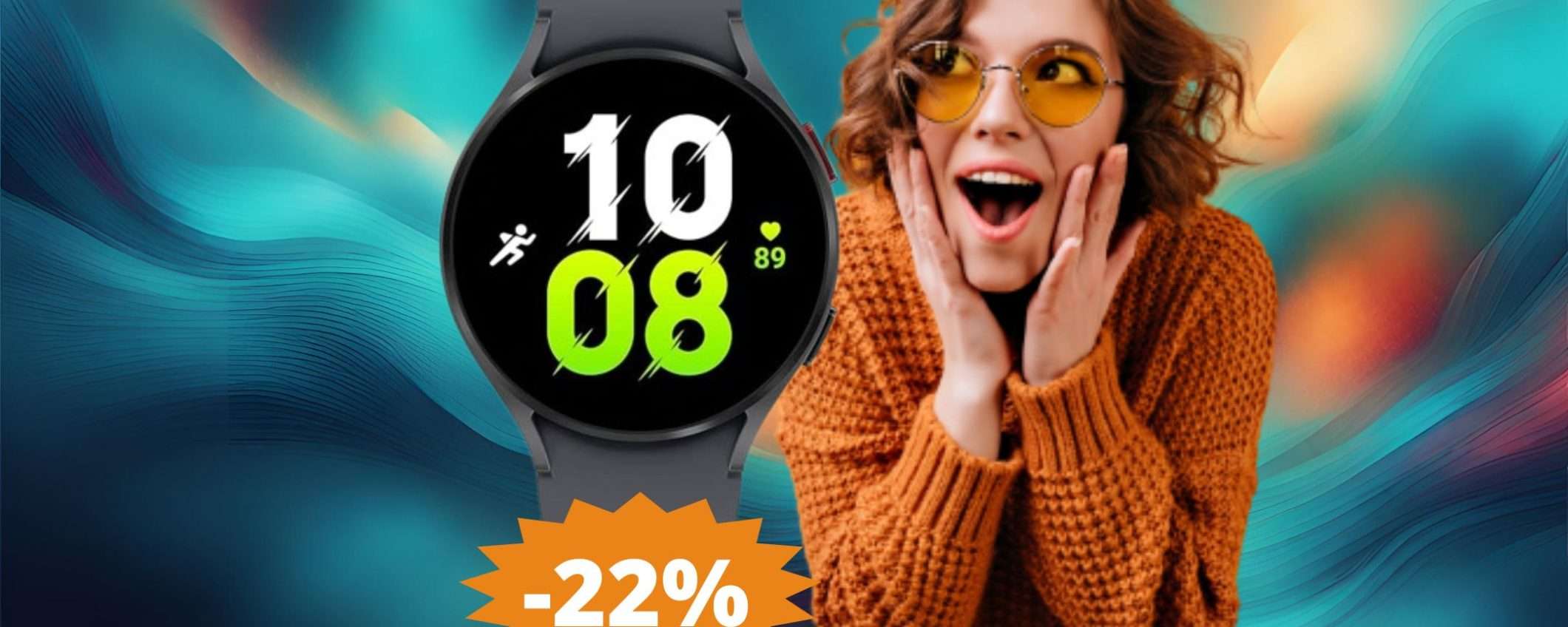 Samsung Galaxy Watch5: SUPER sconto del 22% su Amazon