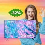Smart TV Samsung Crystal UHD: un AFFARE da non perdere (-32%)