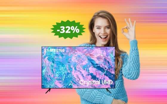 Smart TV Samsung Crystal UHD: un AFFARE da non perdere (-32%)