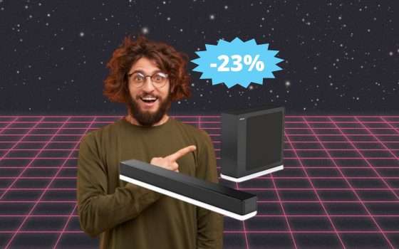 Soundbar Hisense HS2100: MEGA sconto del 23% su Amazon