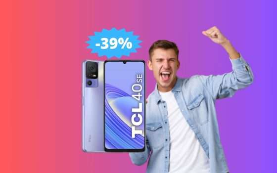 TCL 40SE: sconto ESCLUSIVO su Amazon del 39%