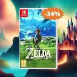 The Legend of Zelda Breath of the Wild: sconto EPICO del 34%