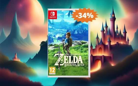 The Legend of Zelda Breath of the Wild: sconto EPICO del 34%