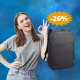 Zaino per laptop Lenovo: SUPER sconto del 25% su Amazon