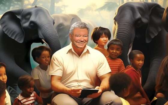 William Shatner nella bufera per la cover dell'album generata dall'AI