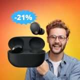 Sony WF-1000XM5: sconto IMPERDIBILE del 21% su Amazon