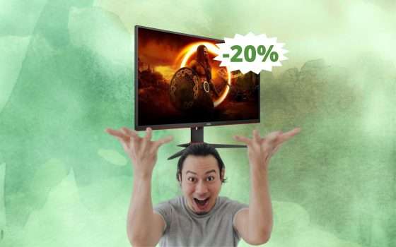 Monitor AOC Gaming: SUPER sconto del 20% su Amazon