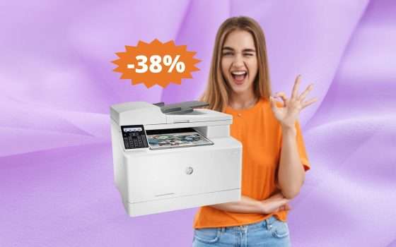 Stampante HP Color LaserJet Pro: OLTRE 150 euro di sconto (-38%)
