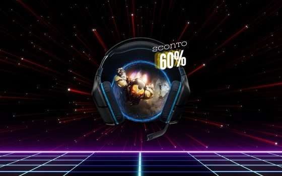Cuffie Gaming Logitech al 60% di SCONTO su Amazon