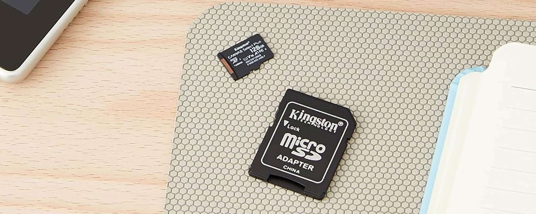 Kingston, microSD 128 GB: PREZZO STRACCIATO su Amazon