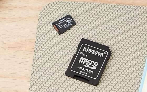Kingston, microSD 128 GB: PREZZO STRACCIATO su Amazon
