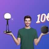 Lampada da tavolo LED ricaricabile e senza fili a soli 10€