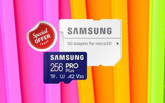 MicroSD Samsung 256GB: OFFERTA BOMBA su Amazon
