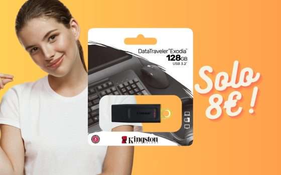 La migliore Pen Drive 128GB di sempre in OFFERTA a soli 8€