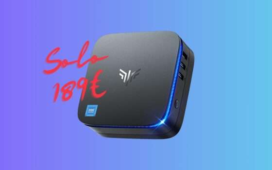 Mini PC 16GB di RAM a soli 189€: un REGALO Amazon