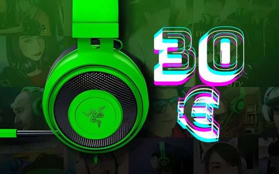 OFFERTA Cuffie Gaming Razer Kraken a 30€ su Amazon
