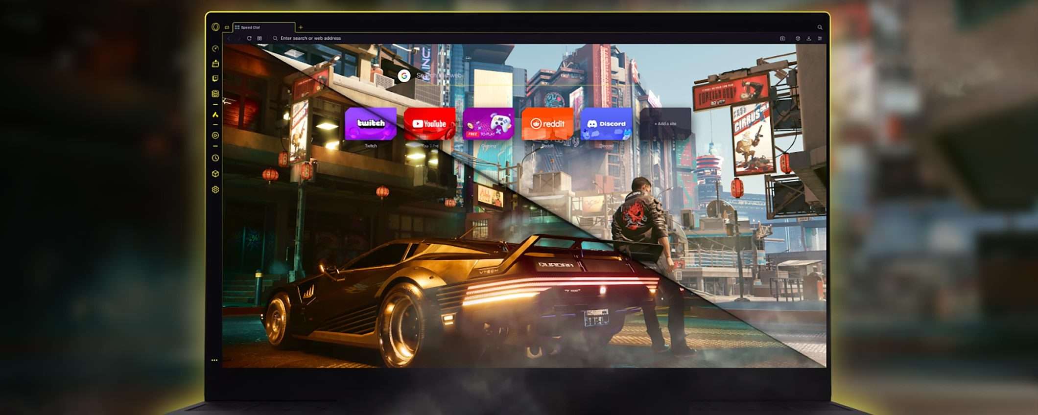 Browser e gaming: Opera GX, la mod di Cyberpunk 2077