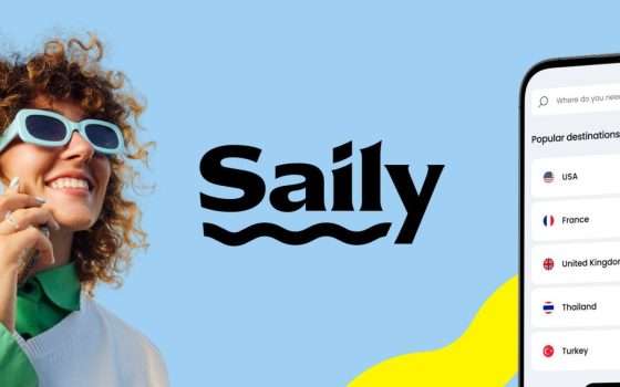 Saily eSim, viaggia all'estero connesso e senza costi di roaming