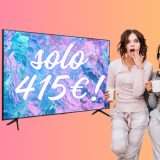 Samsung TV 4K 55 pollici, non è uno scherzo: solo 415€ su eBay